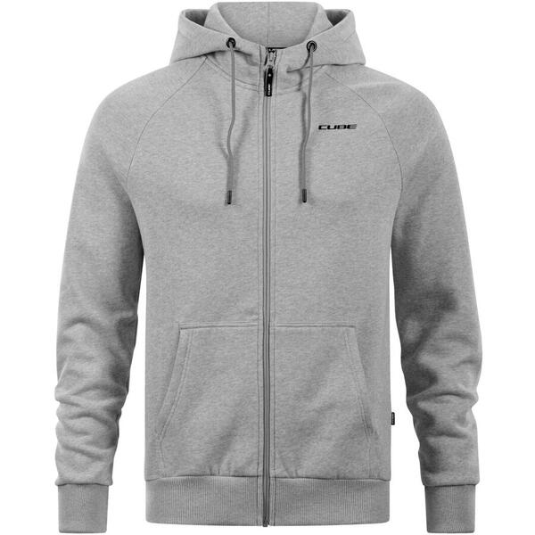 Bluza HANORAC CUBE ORGANIC ZIP HOODIE CLASSIC LIGHT GREY MELANGE XXL