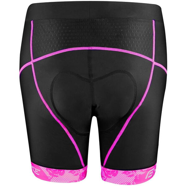 Pantaloni scurti cu bazon Force Rose Lady, negru/roz XS