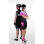 Fusta cu pantaloni scurti cu bazon Force Daisy negru/roz S