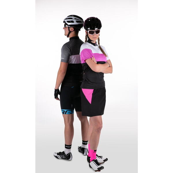 Fusta cu pantaloni scurti cu bazon Force Daisy negru/roz S