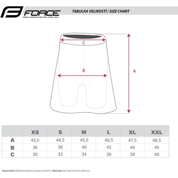 Fusta cu pantaloni scurti cu bazon Force Daisy negru/roz S