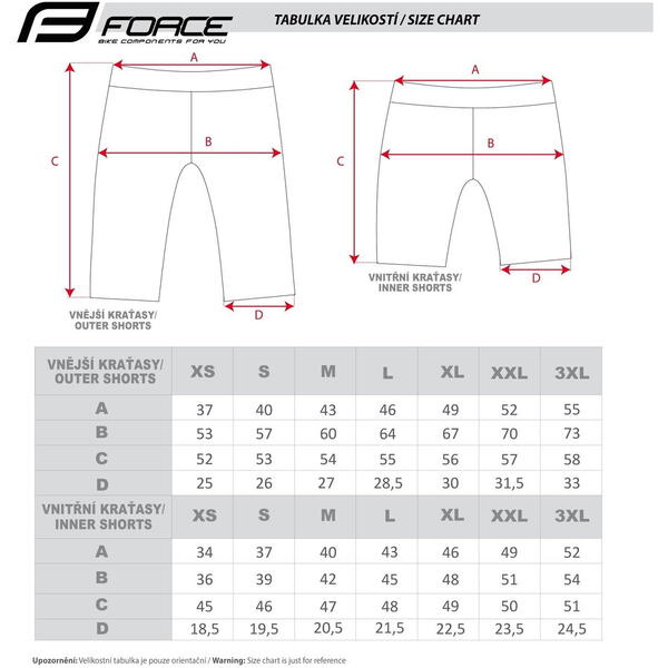 Pantaloni Force Blade MTB cu sub-pantaloni cu bazon Negru 3XL