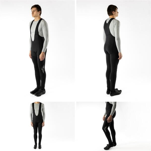 Pantaloni lungi cu bretele fara bazon Force Shard Windster negri L