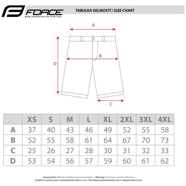 Pantaloni Scurti Force Mount MTB Negri M