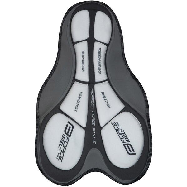 Pantaloni Force Blade MTB cu sub-pantaloni cu bazon Negru S