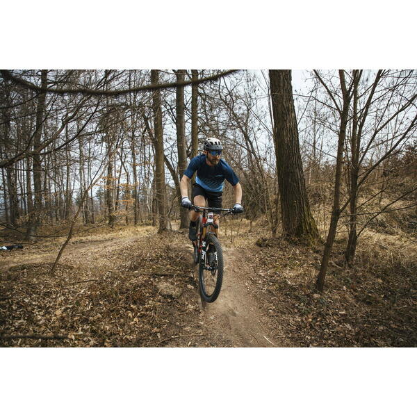 Pantaloni Force Blade MTB cu sub-pantaloni cu bazon Negru M