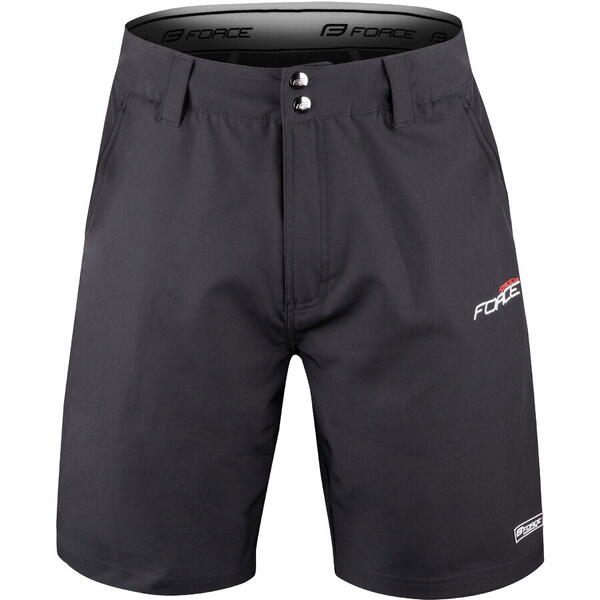 Pantaloni Force Blade MTB cu sub-pantaloni cu bazon Negru L