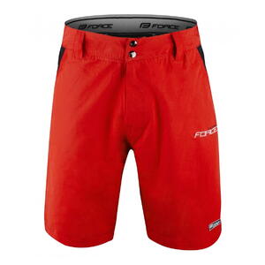 Pantaloni Force Blade MTB cu sub-pantaloni cu bazon rosu XXL